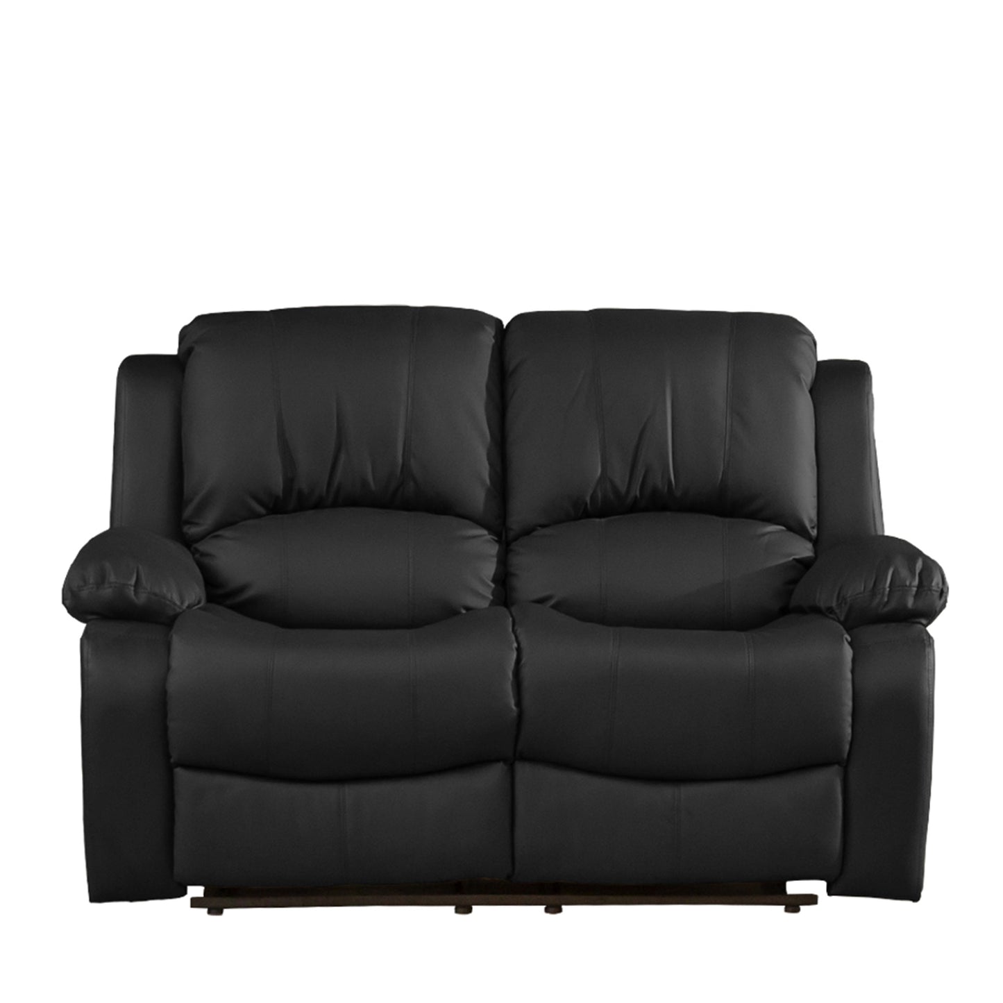 Commercial Grade Leather Mid Size Recliner Sofa Available in black, brown, burgundy, cream, grey *** - CasaFenix