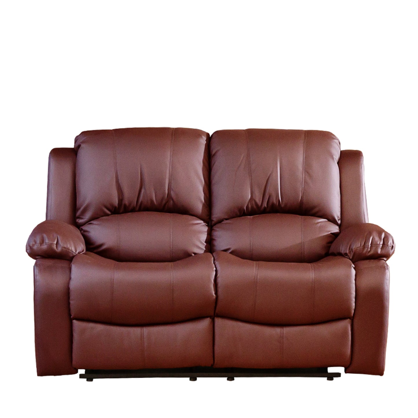 Commercial Grade Leather Mid Size Recliner Sofa Available in black, brown, burgundy, cream, grey *** - CasaFenix