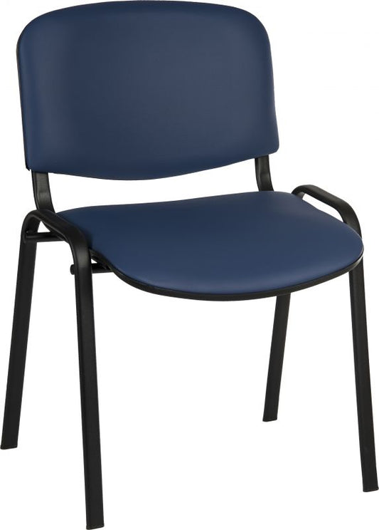 CONFERENCE SIDE CHAIR PU BLUE OFFICE CHAIR Home office chairs CasaFenix