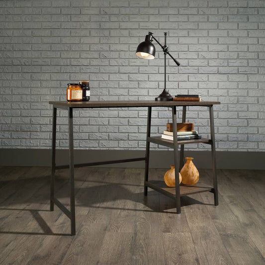 INDUSTRIAL STYLE BENCH DESK SMOKED OAK CasaFenix