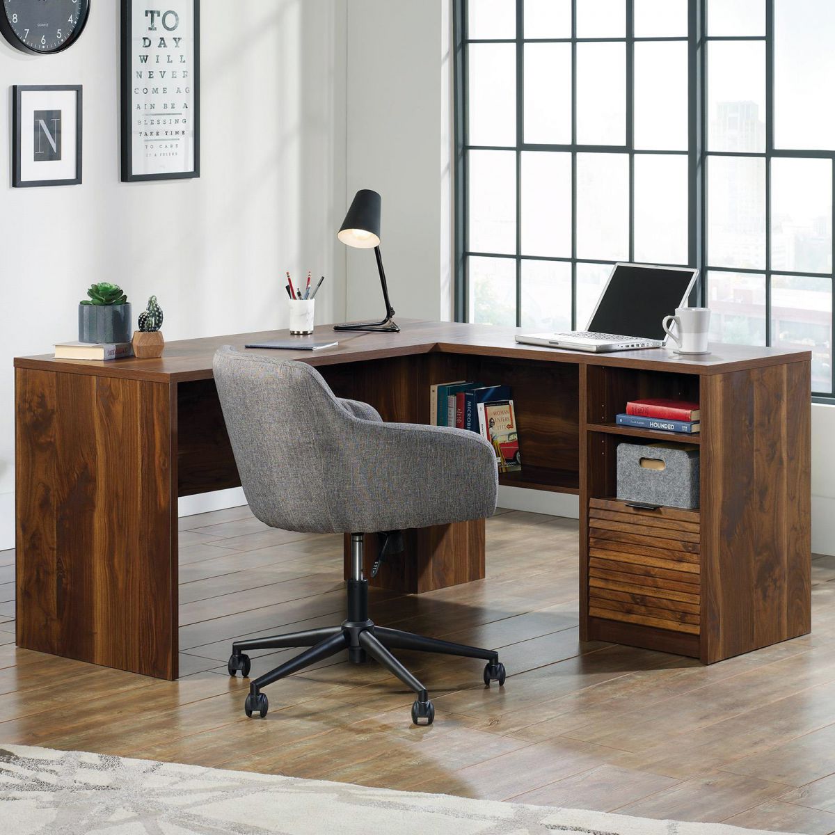 HAMPSTEAD PARK L SHAPED DESK CasaFenix