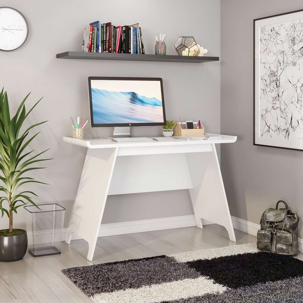 TOWSON TRESTLE DESK WHITE EFFECT CasaFenix