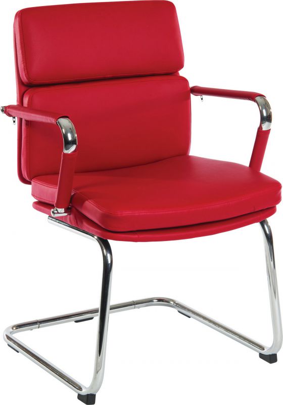 DECO VISITOR RED OFFICE CHAIR Home office chairs CasaFenix