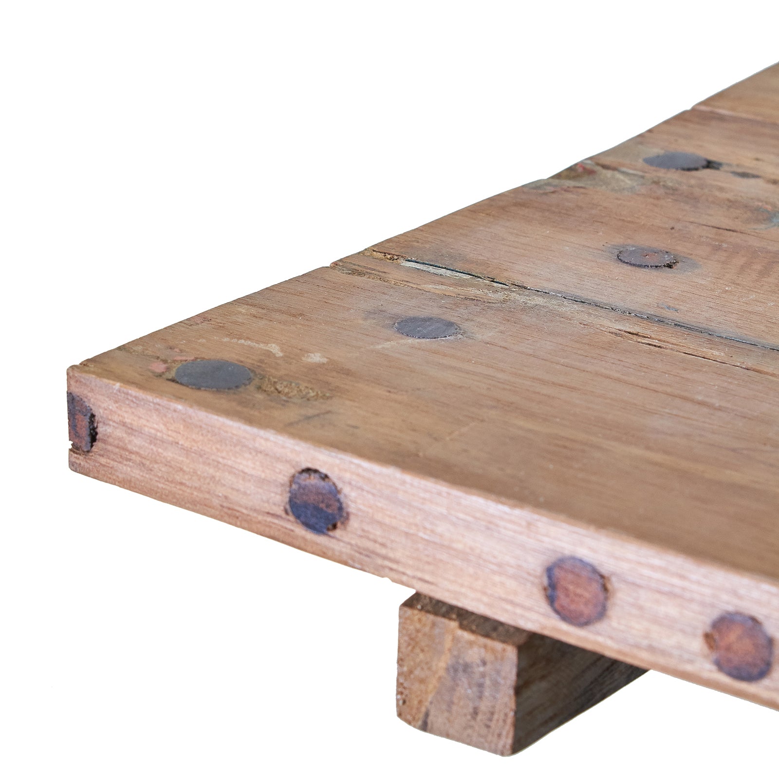 Square Folding Coffee Table - 50cm - Recycled Wood - CasaFenix