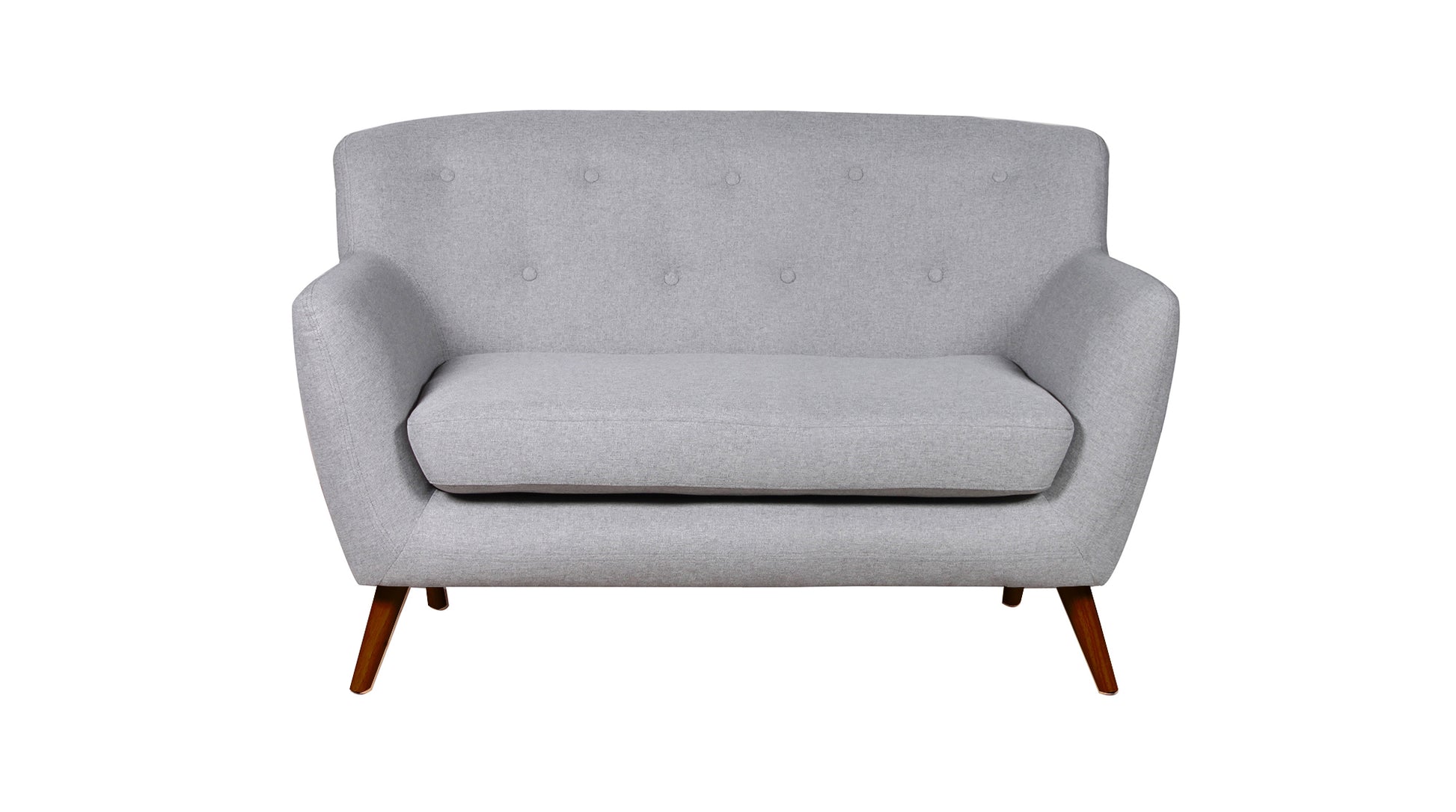 Commercial Grade Woven Fabric Minimalist Settee. 1,2,3 Seat Sofa Available in dark grey, light grey, teal *** - CasaFenix