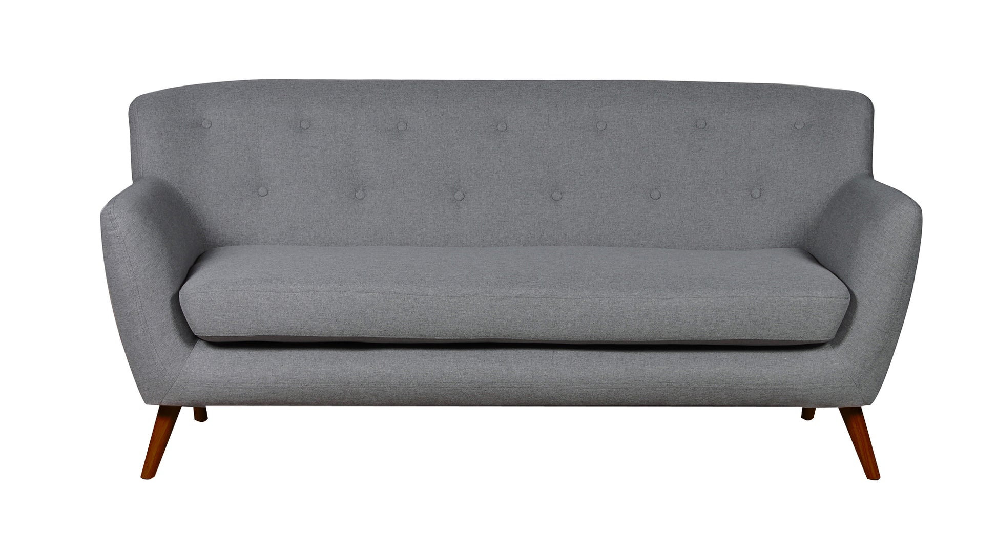 Commercial Grade Woven Fabric Minimalist Settee. 1,2,3 Seat Sofa Available in dark grey, light grey, teal *** - CasaFenix