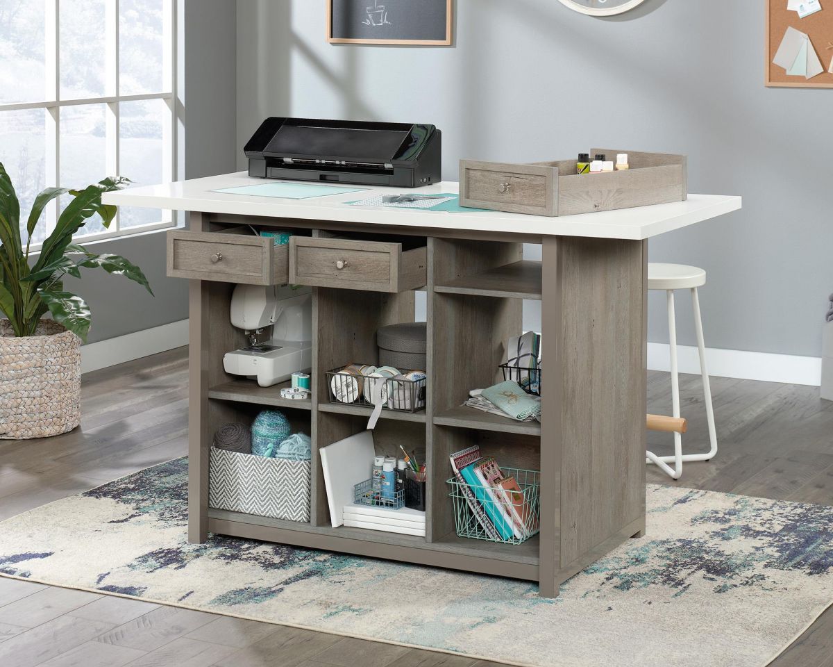 CRAFT WORK TABLE/ISLAND MYSTIC OAK CasaFenix