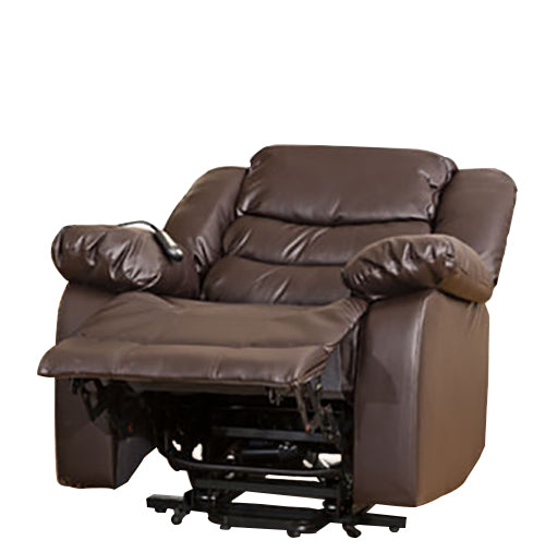 Commercial Grade Leather Recliner Sofa Available in black, brown, cream - CasaFenix