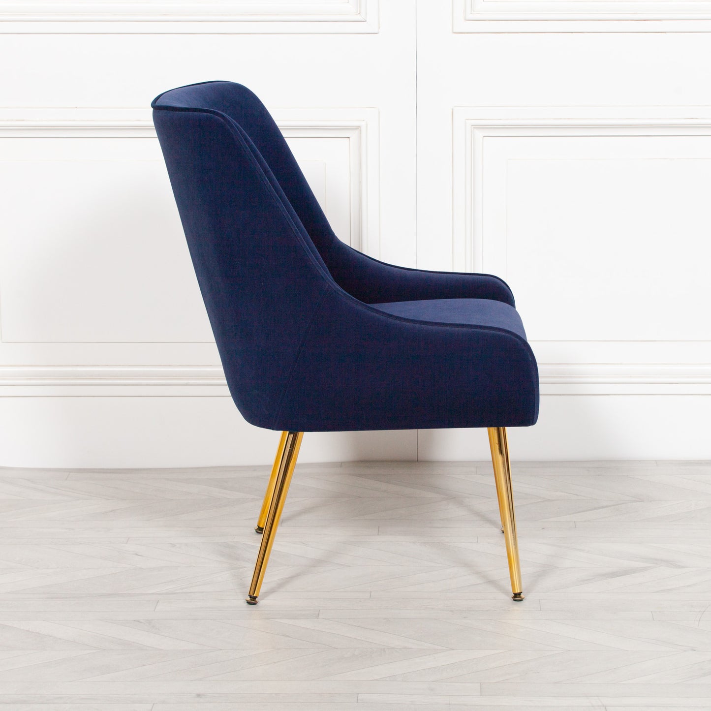 Blue Velvet Chair CasaFenix