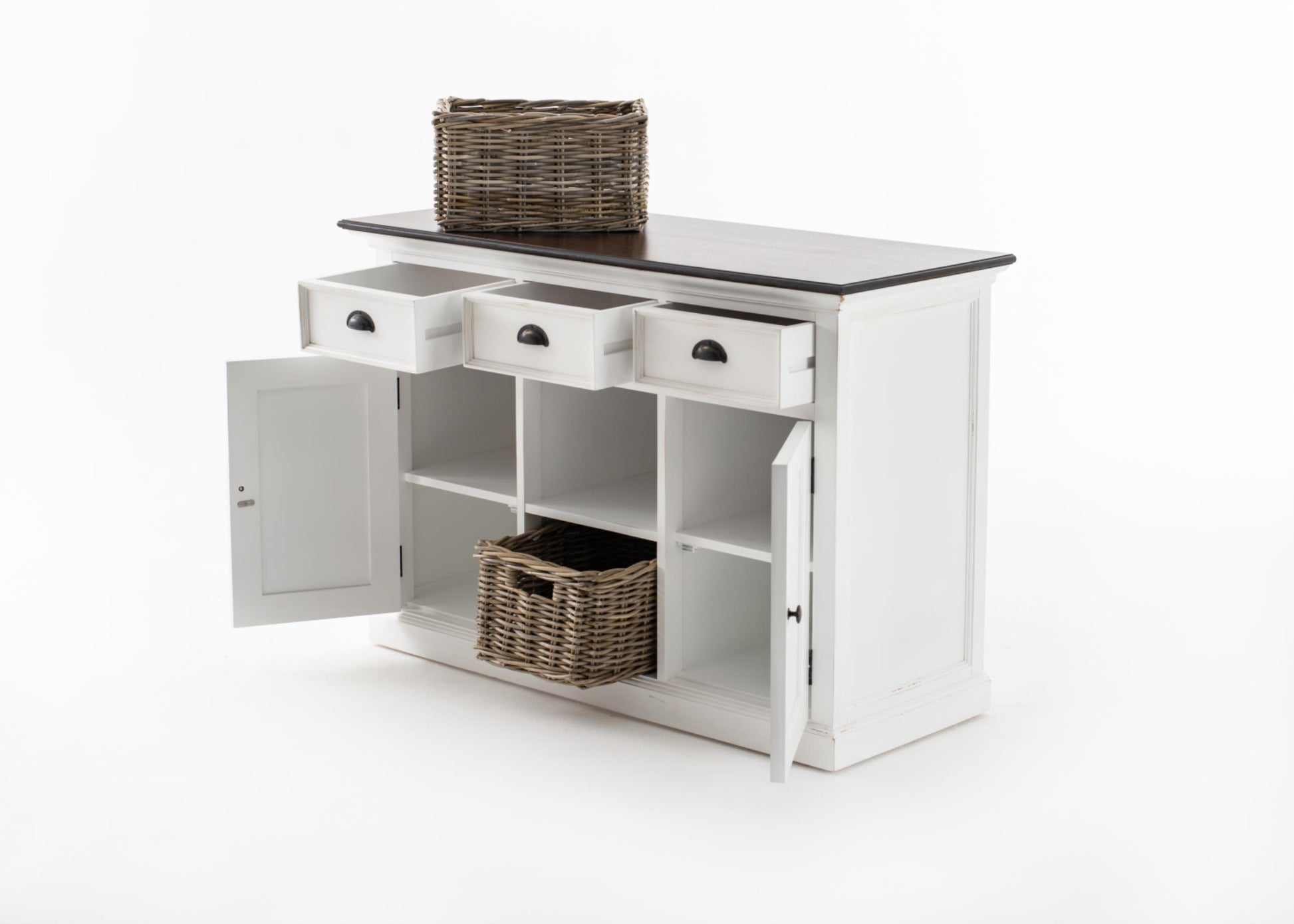 Halifax Accent collection by Nova Solo.  Buffet with 2 Baskets CasaFenix