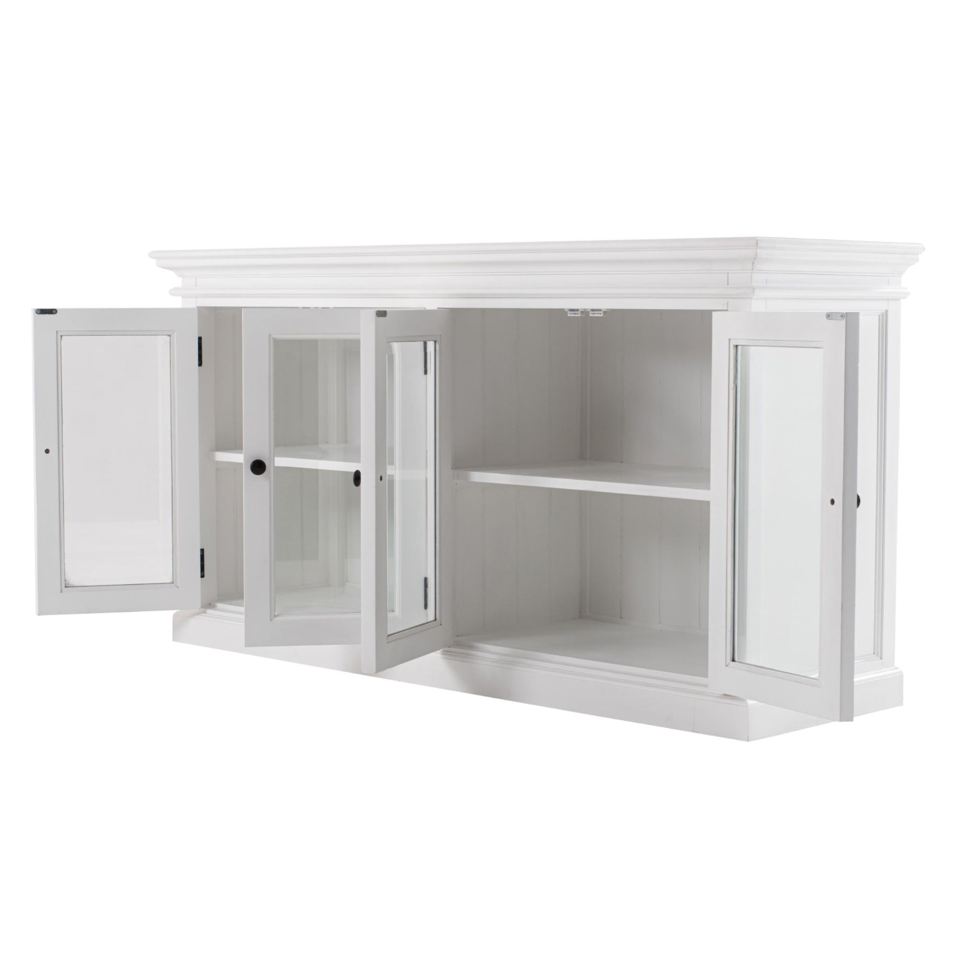 Halifax collection by Nova Solo.  Display Buffet with 4 Glass Doors CasaFenix