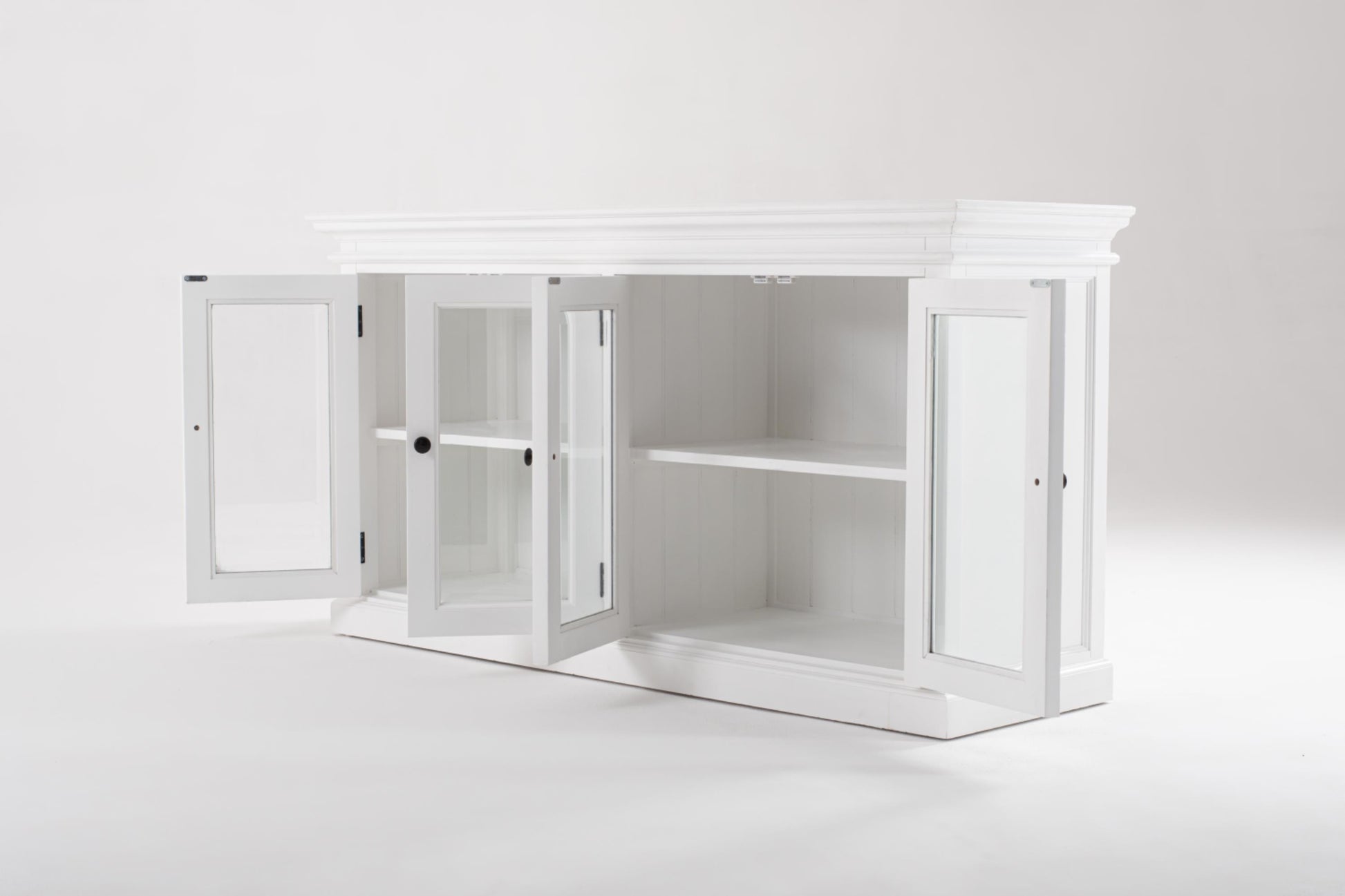 Halifax collection by Nova Solo.  Display Buffet with 4 Glass Doors CasaFenix