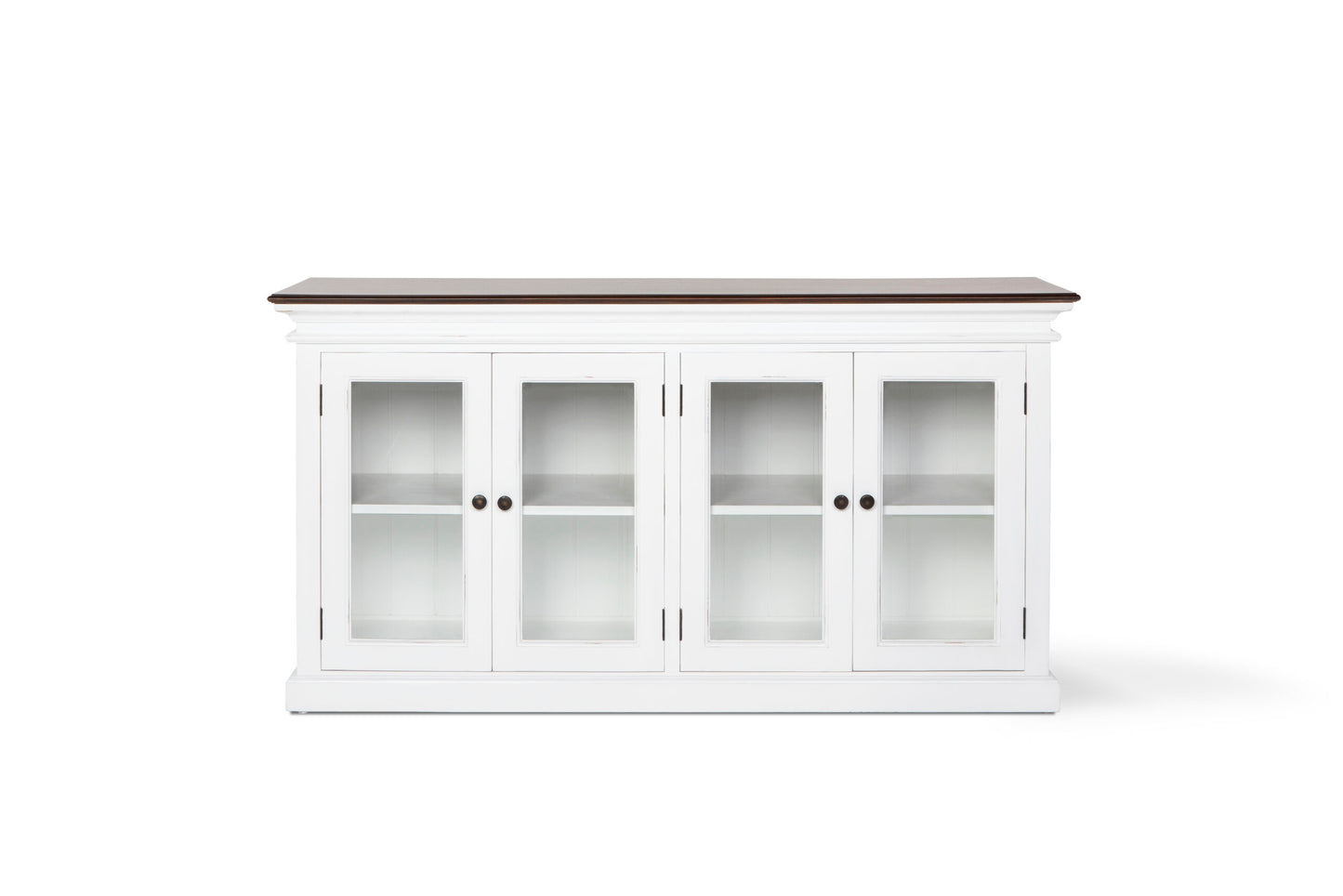 Halifax Accent Display Buffet with 4 Glass Doors Buffets & Sideboards CasaFenix