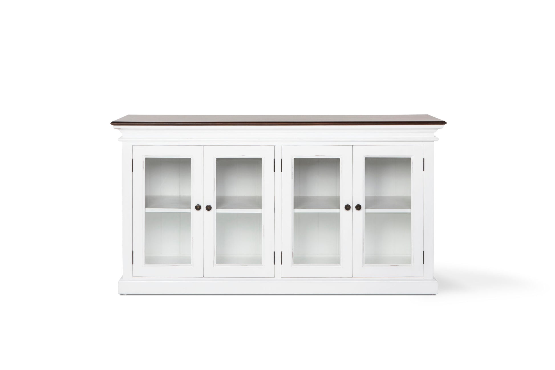 Halifax Accent Display Buffet with 4 Glass Doors Buffets & Sideboards CasaFenix