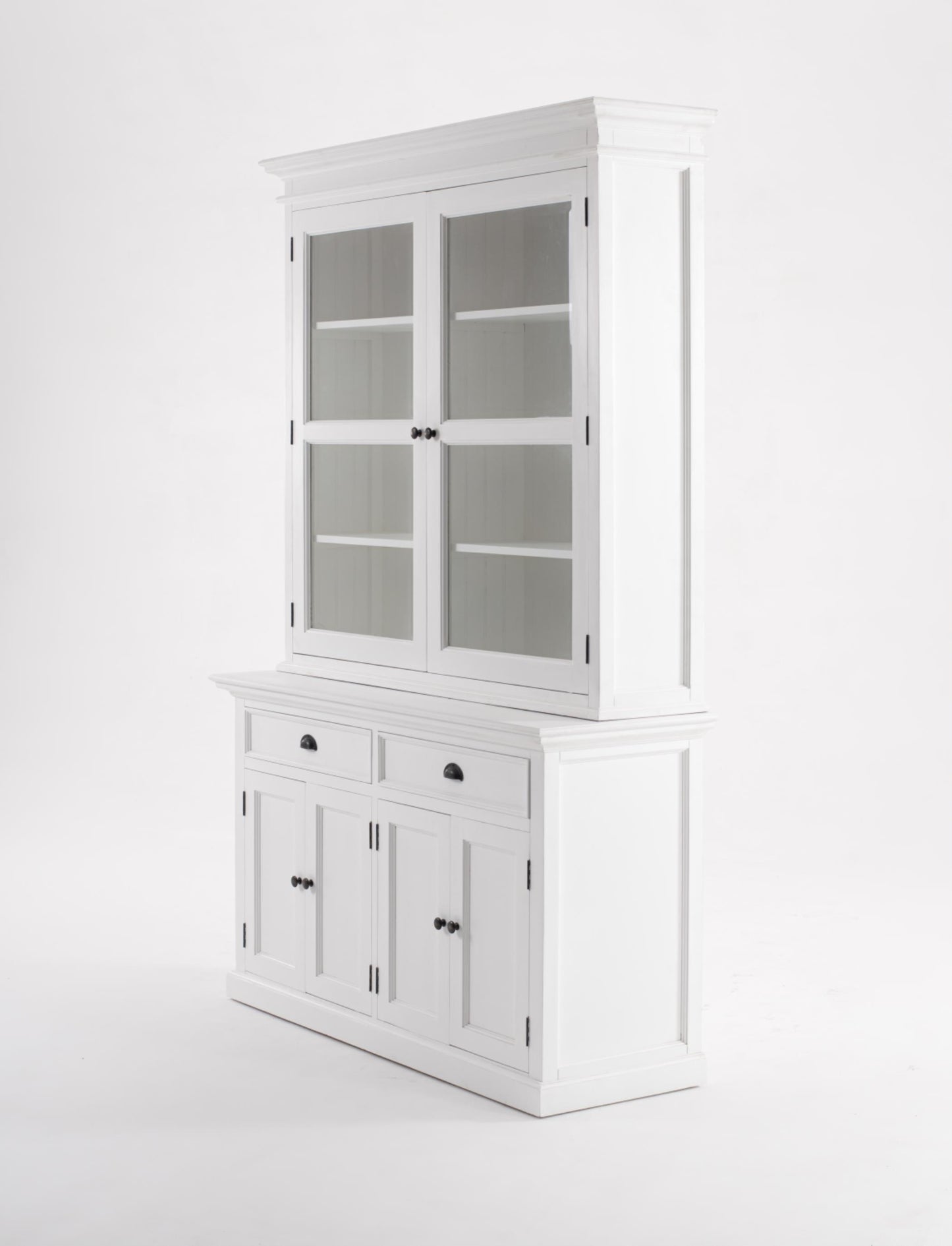 Halifax collection by Nova Solo.  Glass-Display Hutch Unit CasaFenix