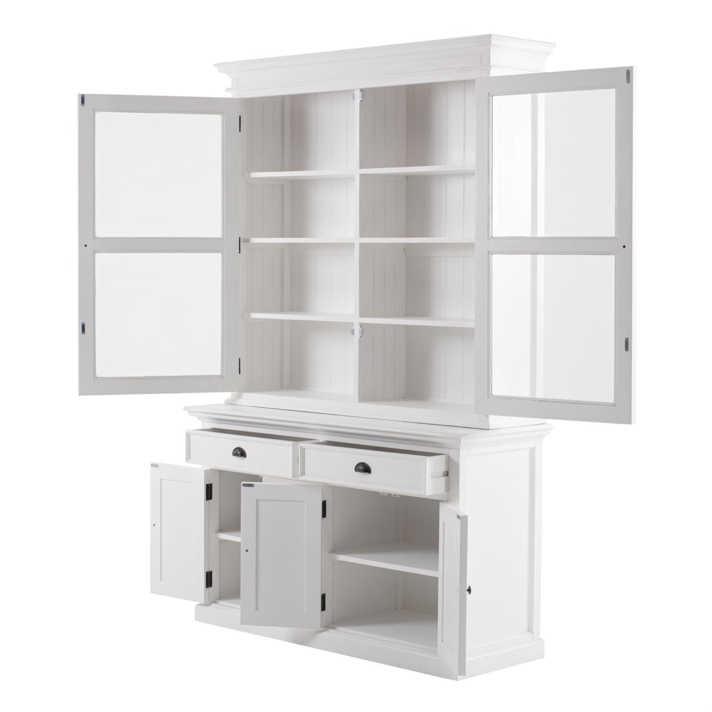 Halifax collection by Nova Solo.  Glass-Display Hutch Unit CasaFenix