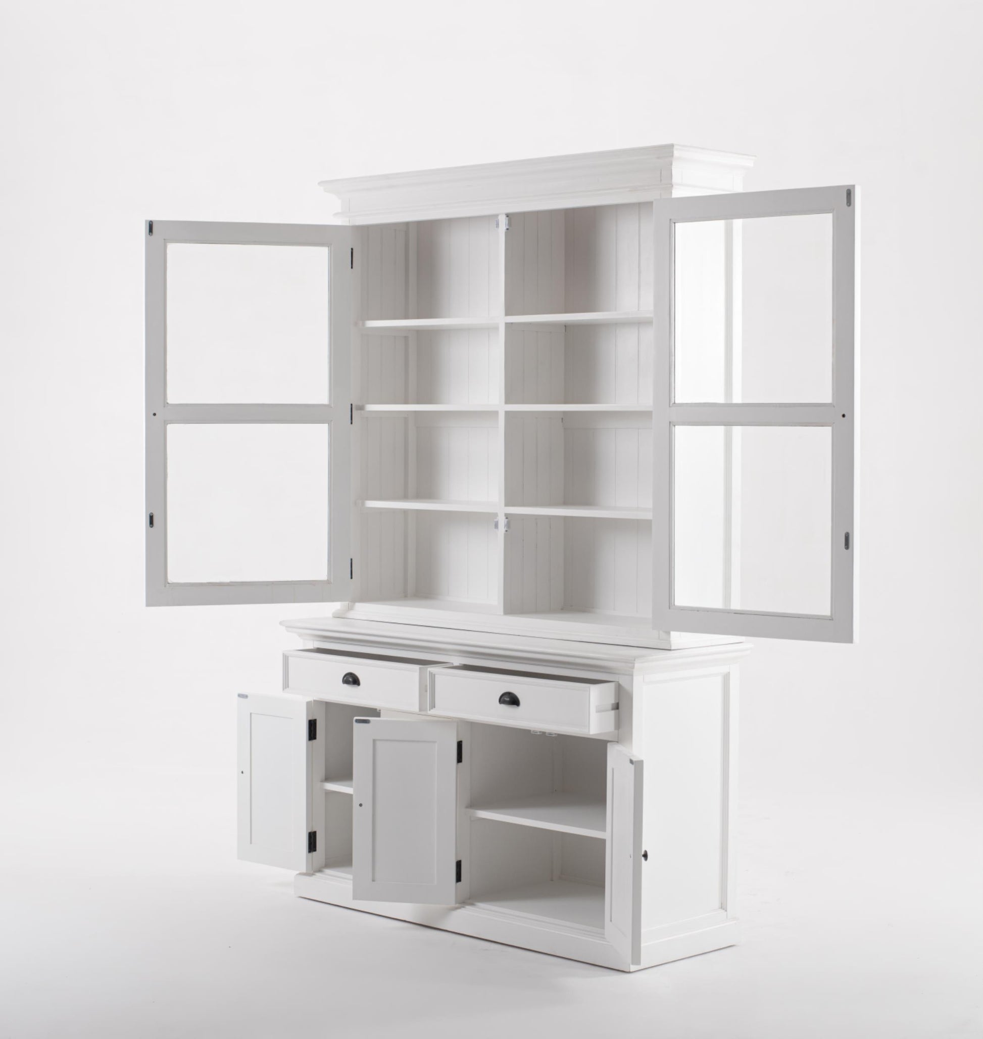 Halifax collection by Nova Solo.  Glass-Display Hutch Unit CasaFenix