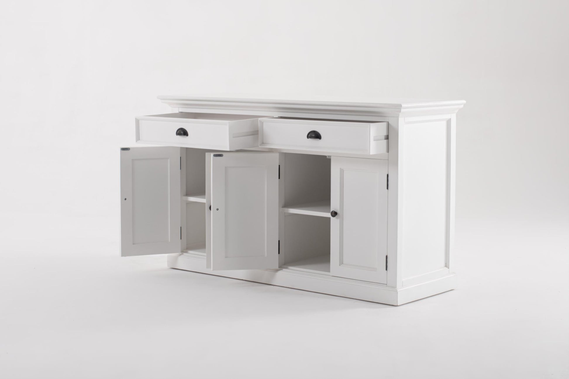 Halifax collection by Nova Solo.  Glass-Display Hutch Unit CasaFenix