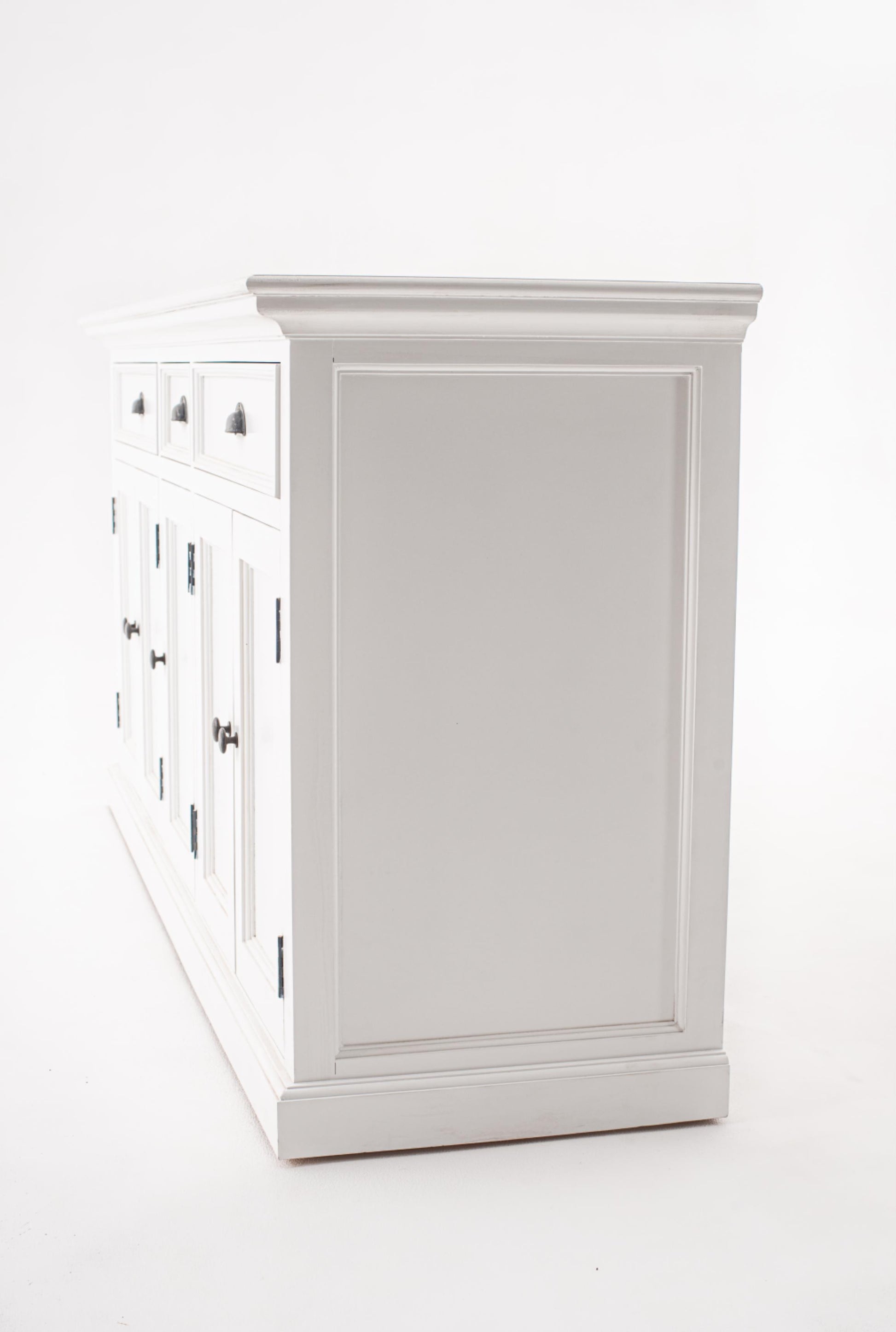 Halifax collection by Nova Solo.  Kitchen Hutch Cabinet with 5 Doors 3 Drawers CasaFenix