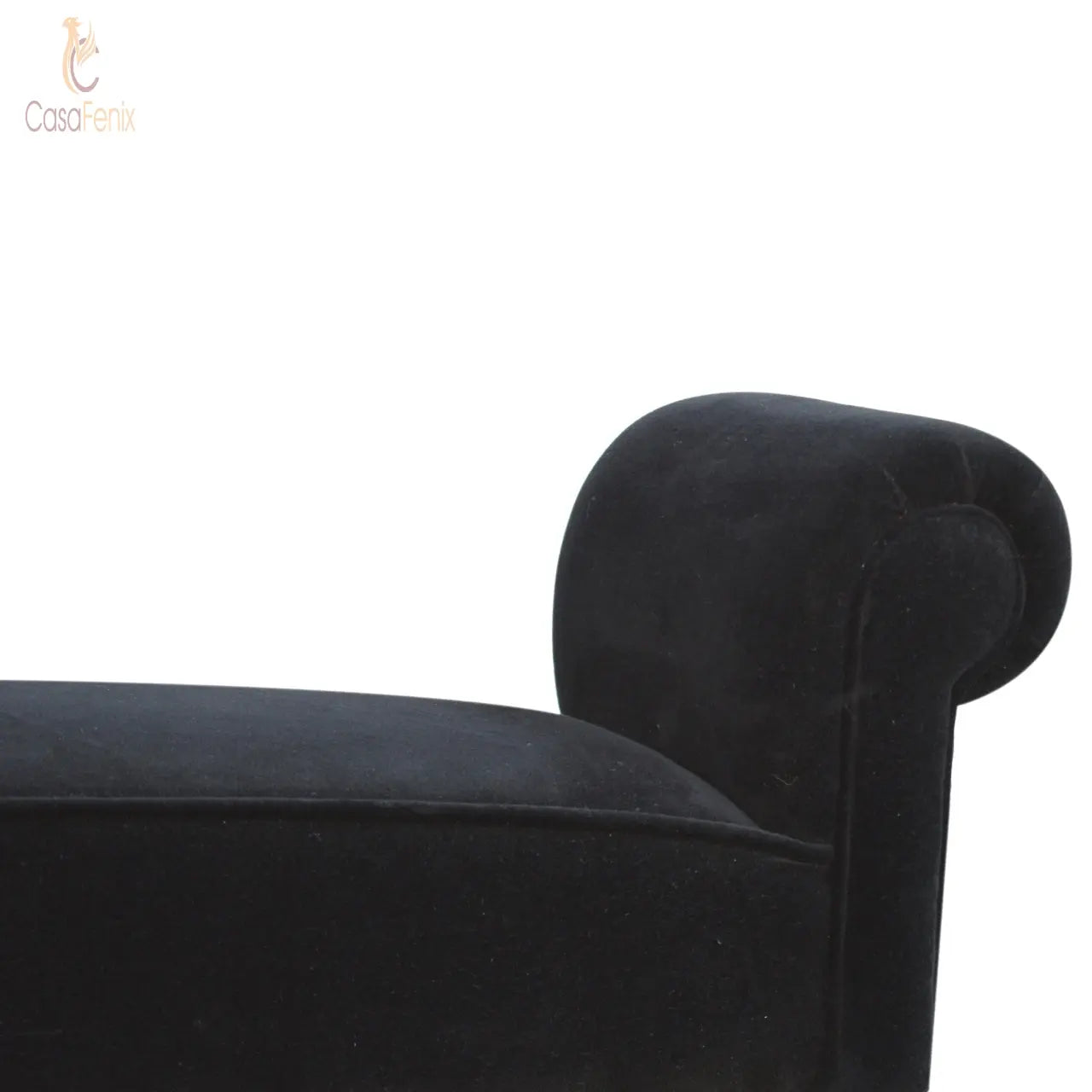 Black Velvet Bench Benches CasaFenix