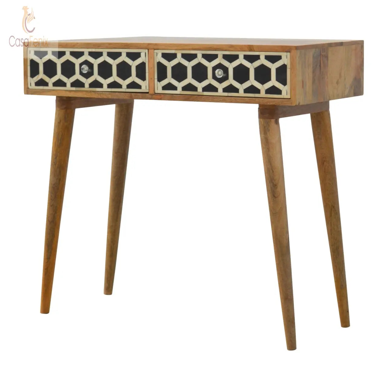 Bone Inlay Console Table - CasaFenix