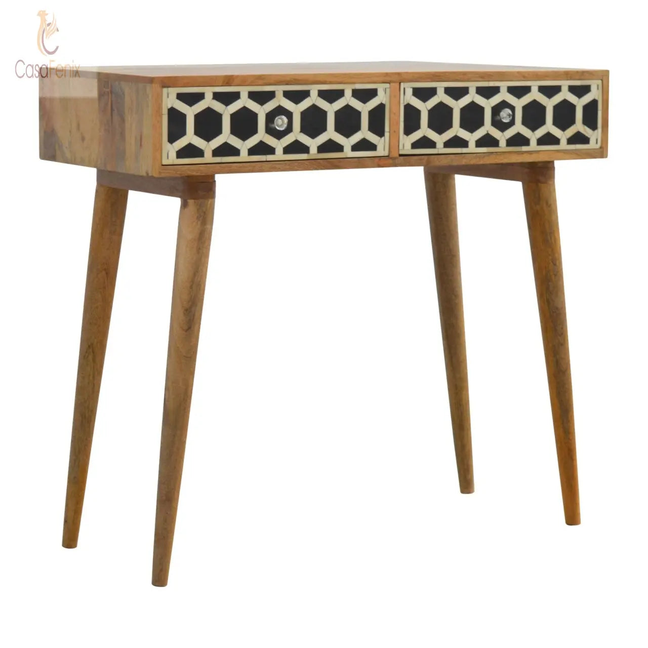 Bone Inlay Console Table - CasaFenix