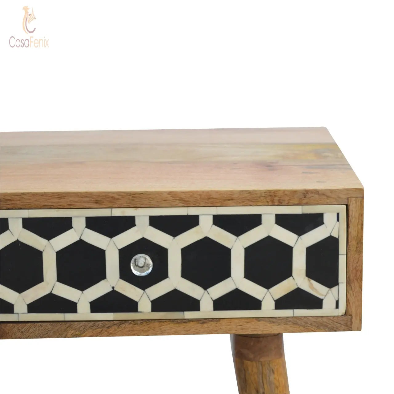 Bone Inlay Console Table - CasaFenix