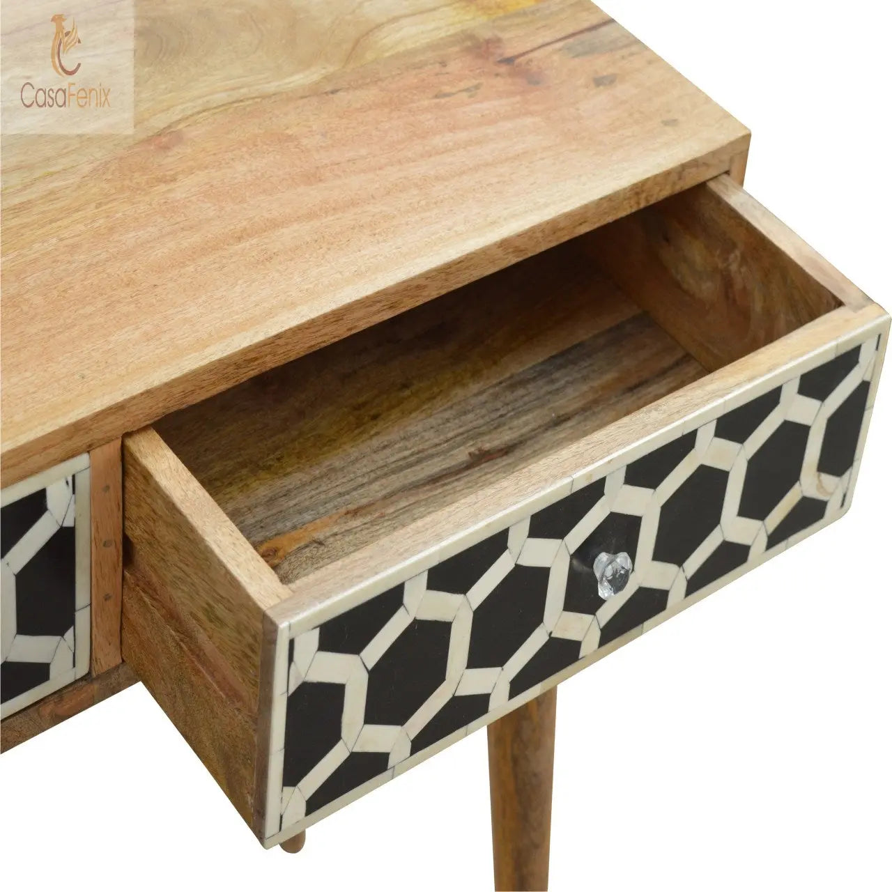 Bone Inlay Console Table - CasaFenix