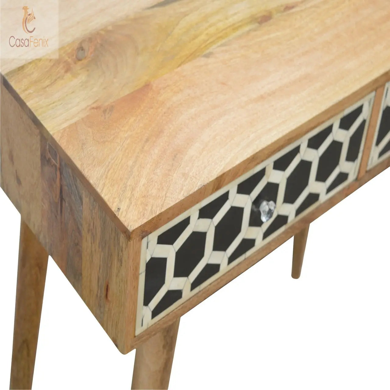 Bone Inlay Console Table - CasaFenix