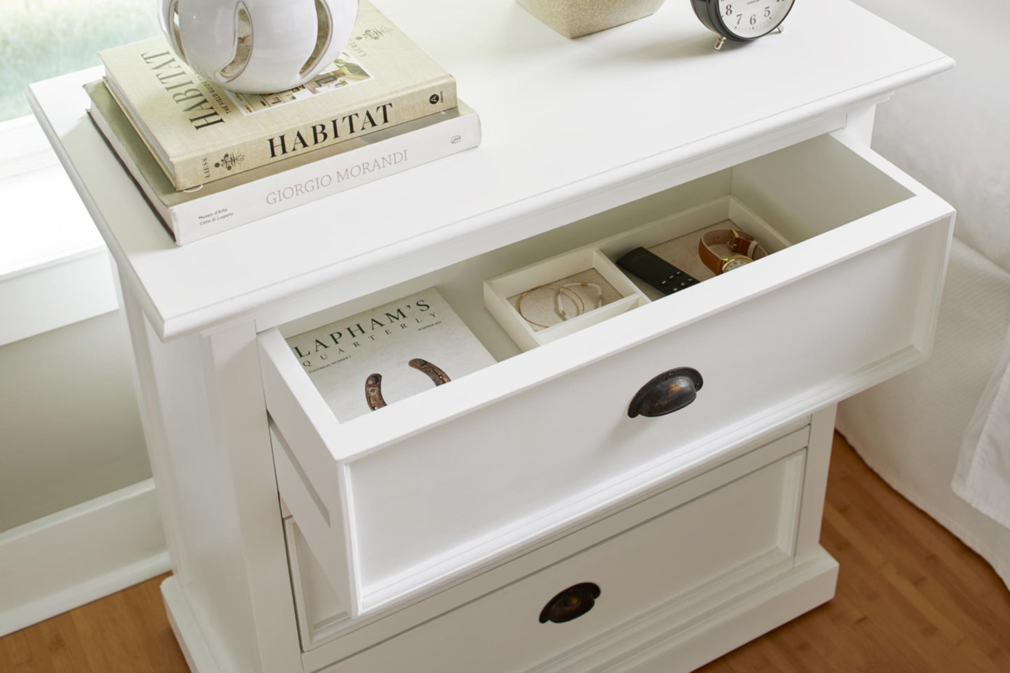 Halifax Grand collection by Nova Solo.  Bedside Drawer Unit CasaFenix