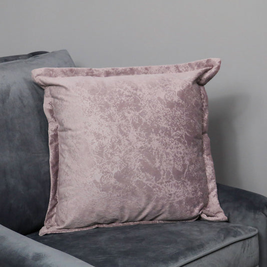 Pink Crushed Velvet Cushion Cover Cushion CasaFenix