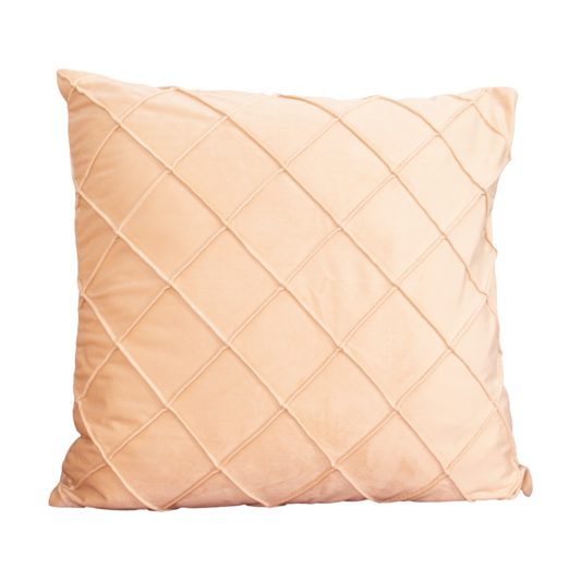 Diamond Beige Velvet Cushion Cover Cushion CasaFenix