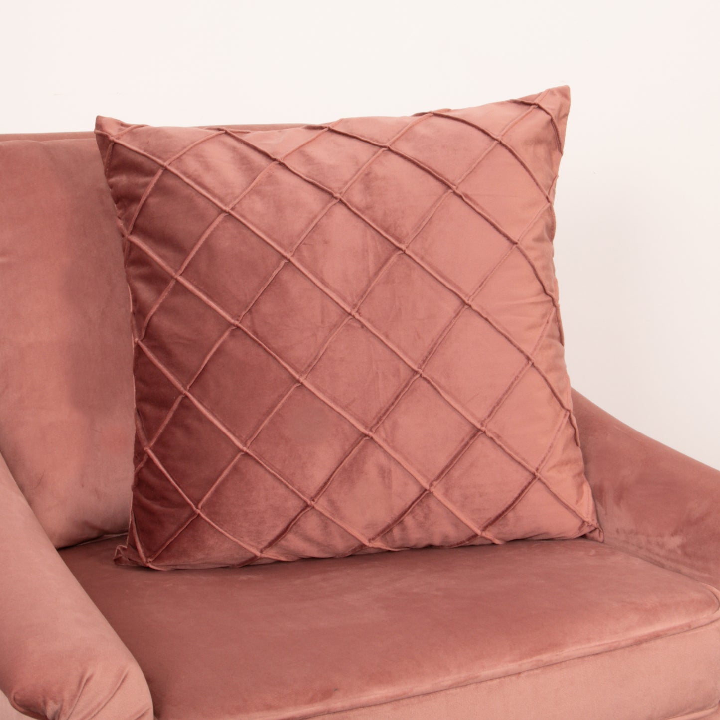 Diamond Rose Velvet Cushion Cover Cushion CasaFenix