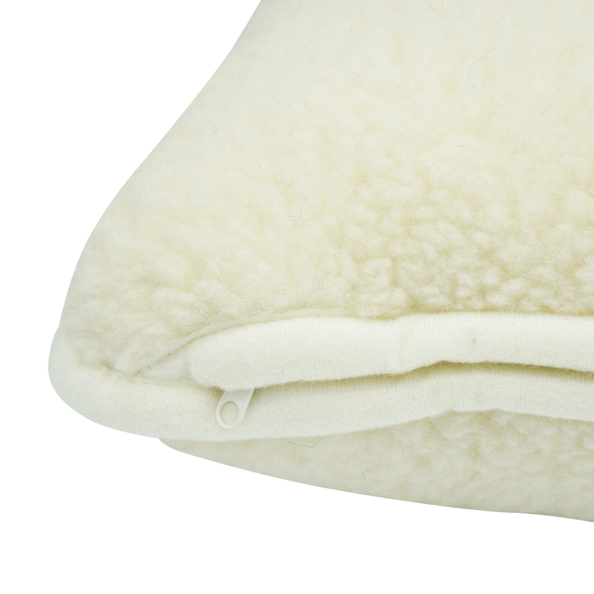 100% Merino Wool Cushion - Natural Cream Colour 45x45cm - CasaFenix