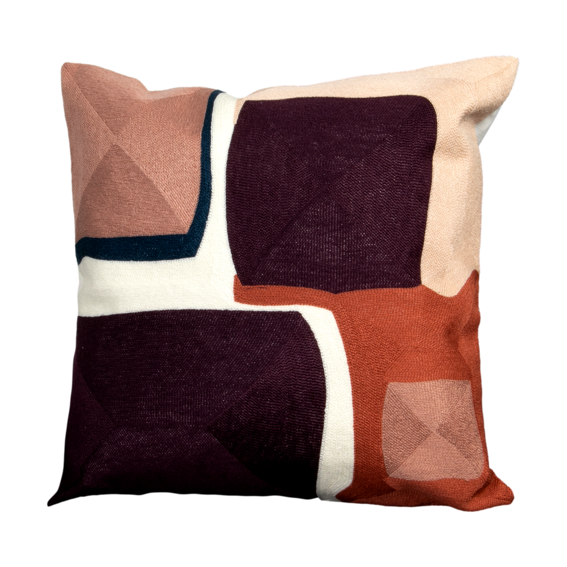 Purple Abstract Boho Cushion Cover  CasaFenix