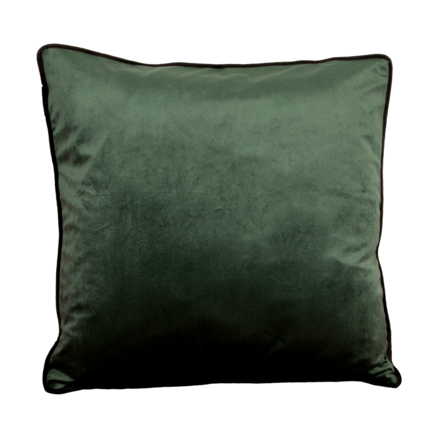 Green Piped Velvet Cushion Cover Cushion CasaFenix