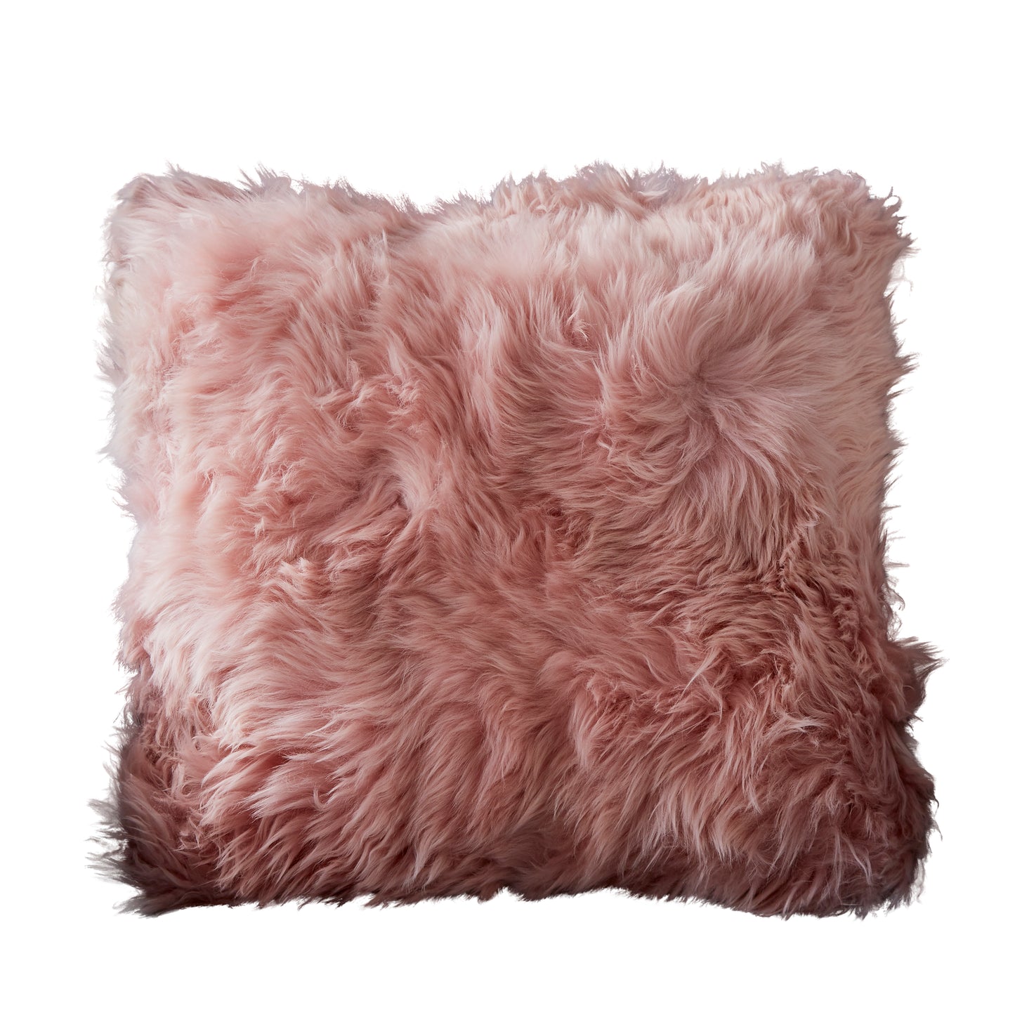 Blush Pink Sheepskin Cushion Cushion CasaFenix