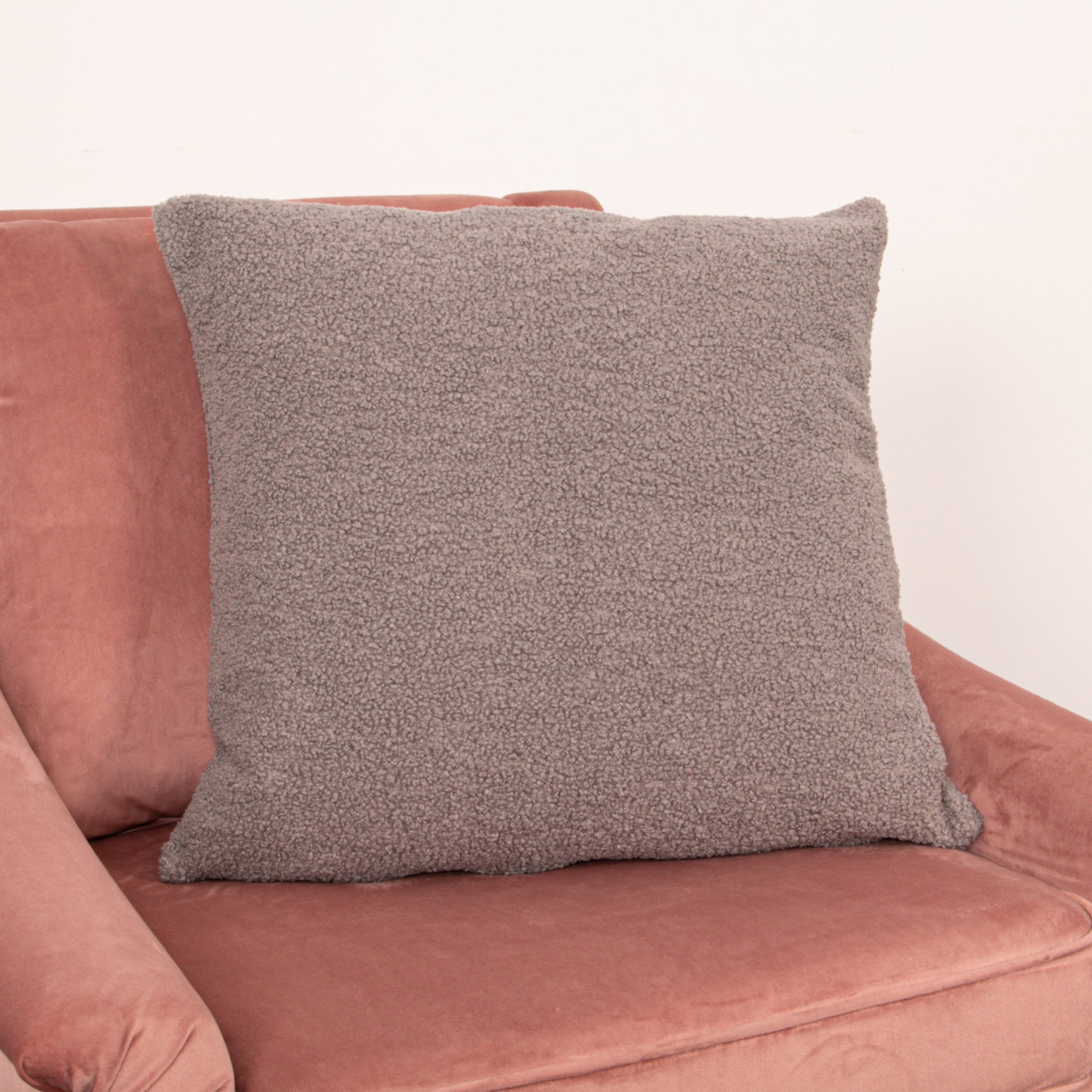 Grey Teddy Cushion Cover Cushion CasaFenix