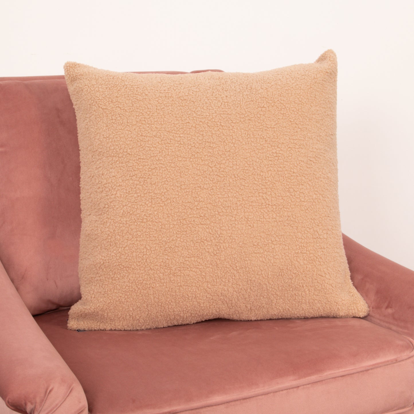 Light Brown Teddy Cushion Cover Cushion CasaFenix