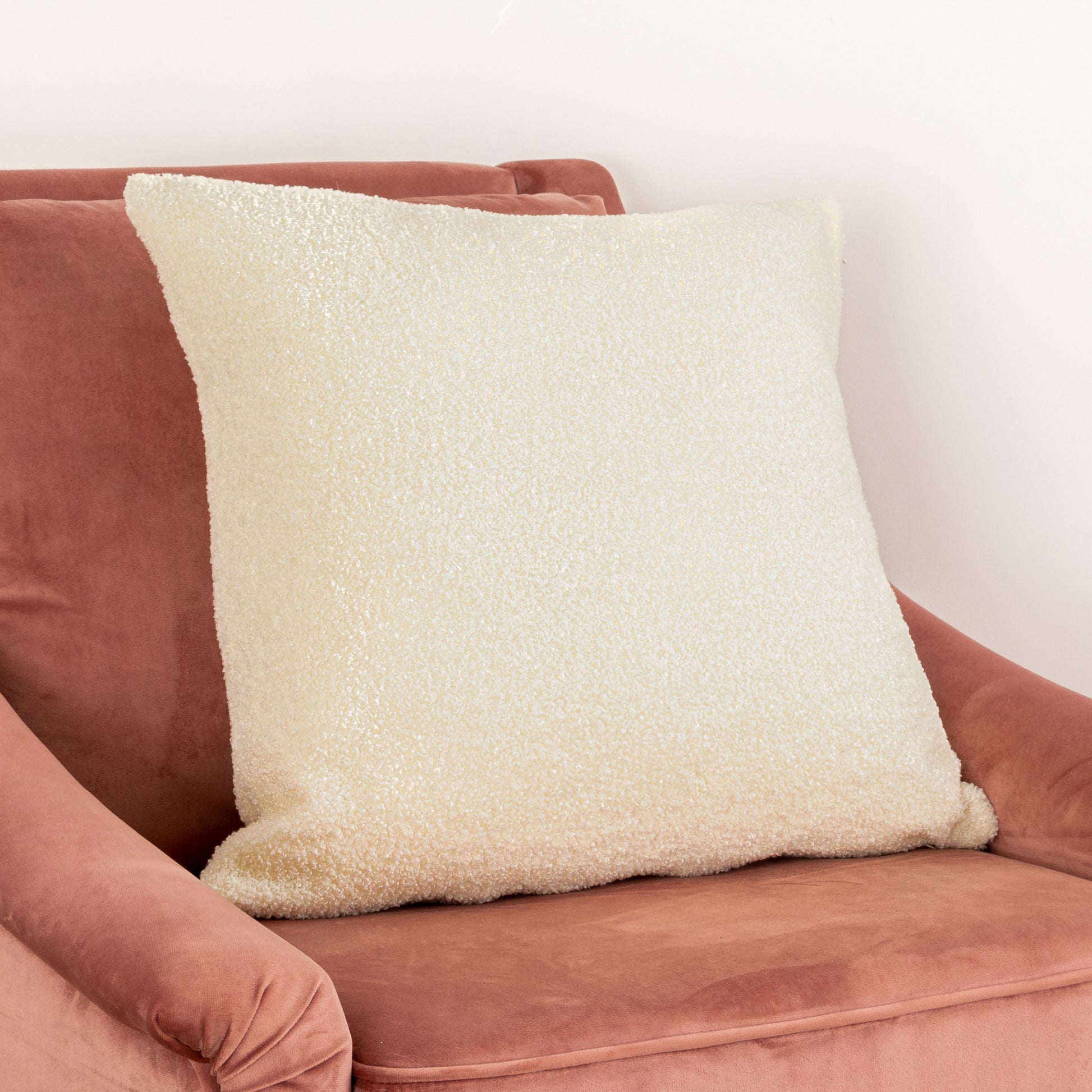 White Teddy Cushion Cover Cushion CasaFenix