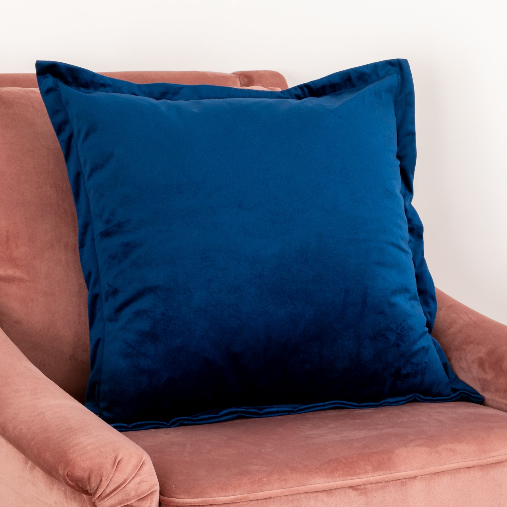 Navy Blue Velvet Cushion Cover Cushion CasaFenix