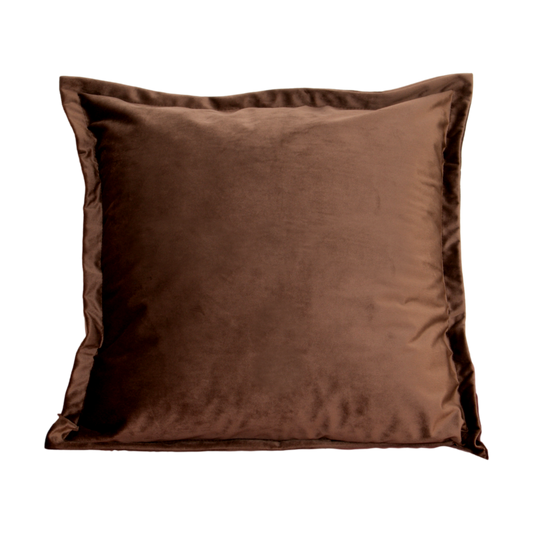 Brown Velvet Cushion Cover Cushion CasaFenix