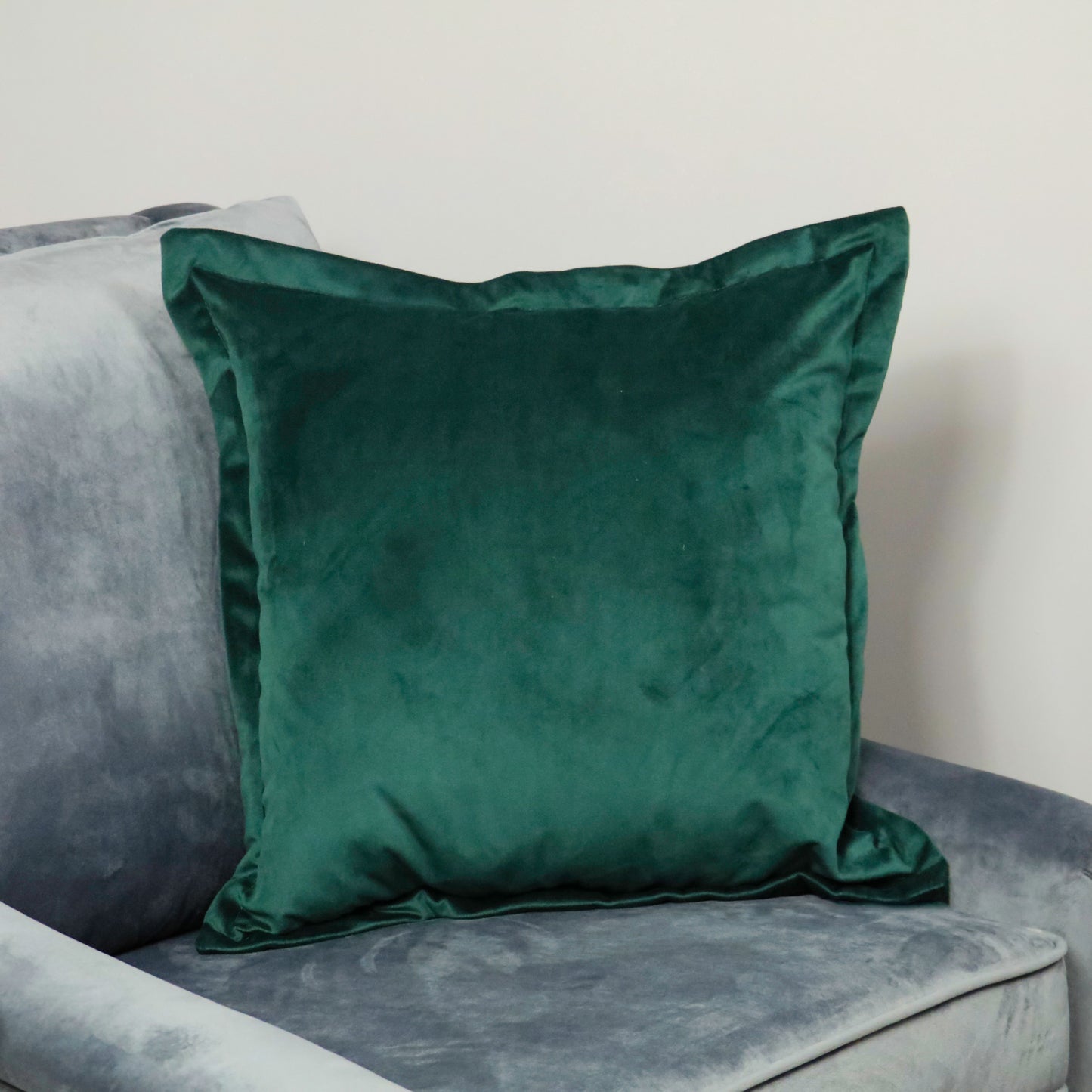 Dark Green Velvet Cushion Cover Cushion CasaFenix