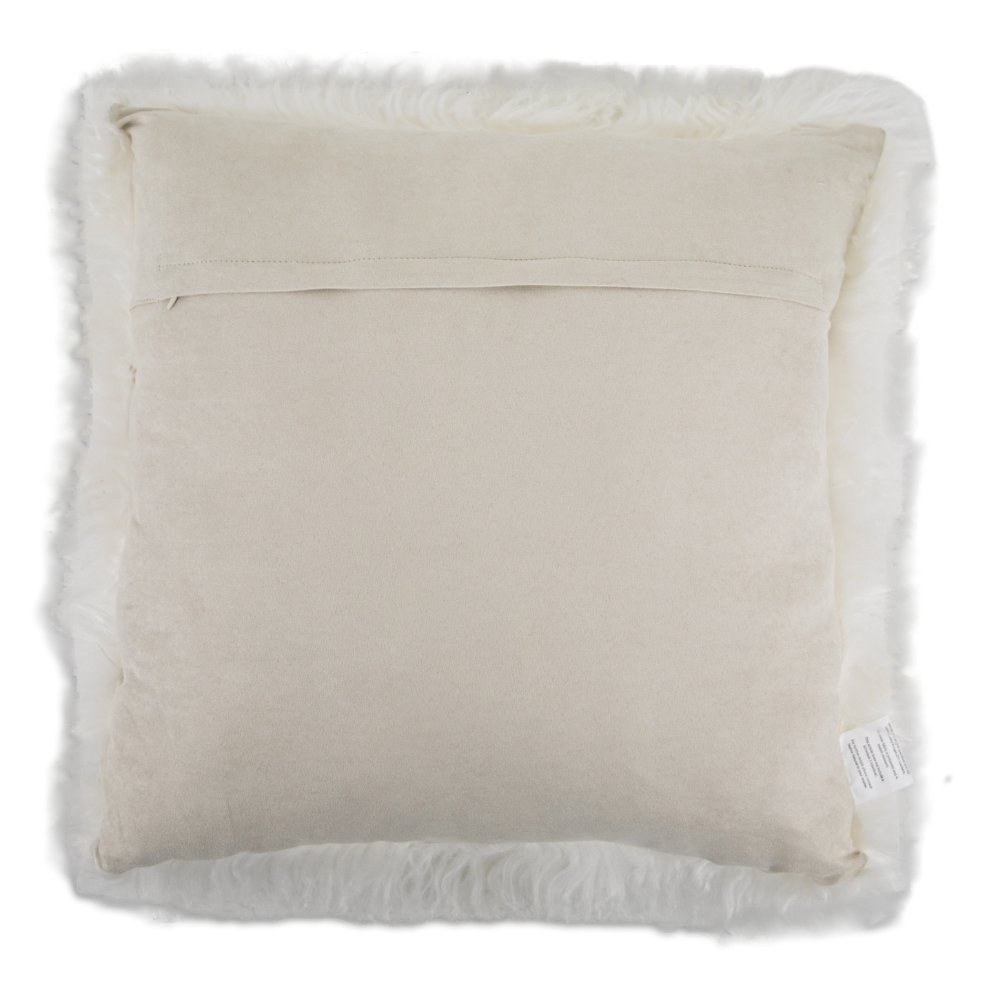 Natural Curly Sheepskin Cushion 45x45cm - CasaFenix