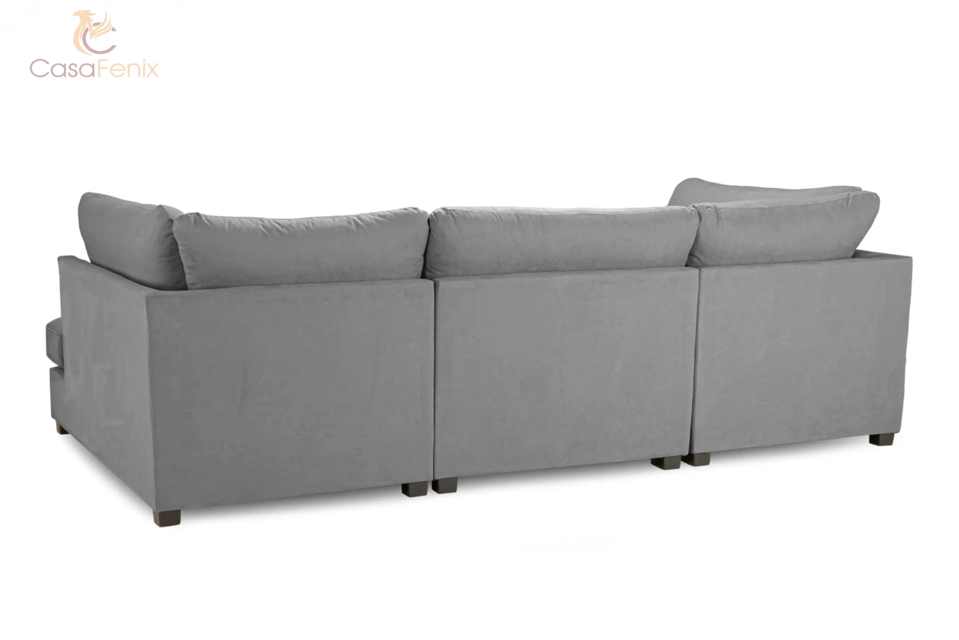 Carnaby U Shaped Corner Sofa in Beige, Black or Grey Fabric. Choice of fabric Sofa CasaFenix