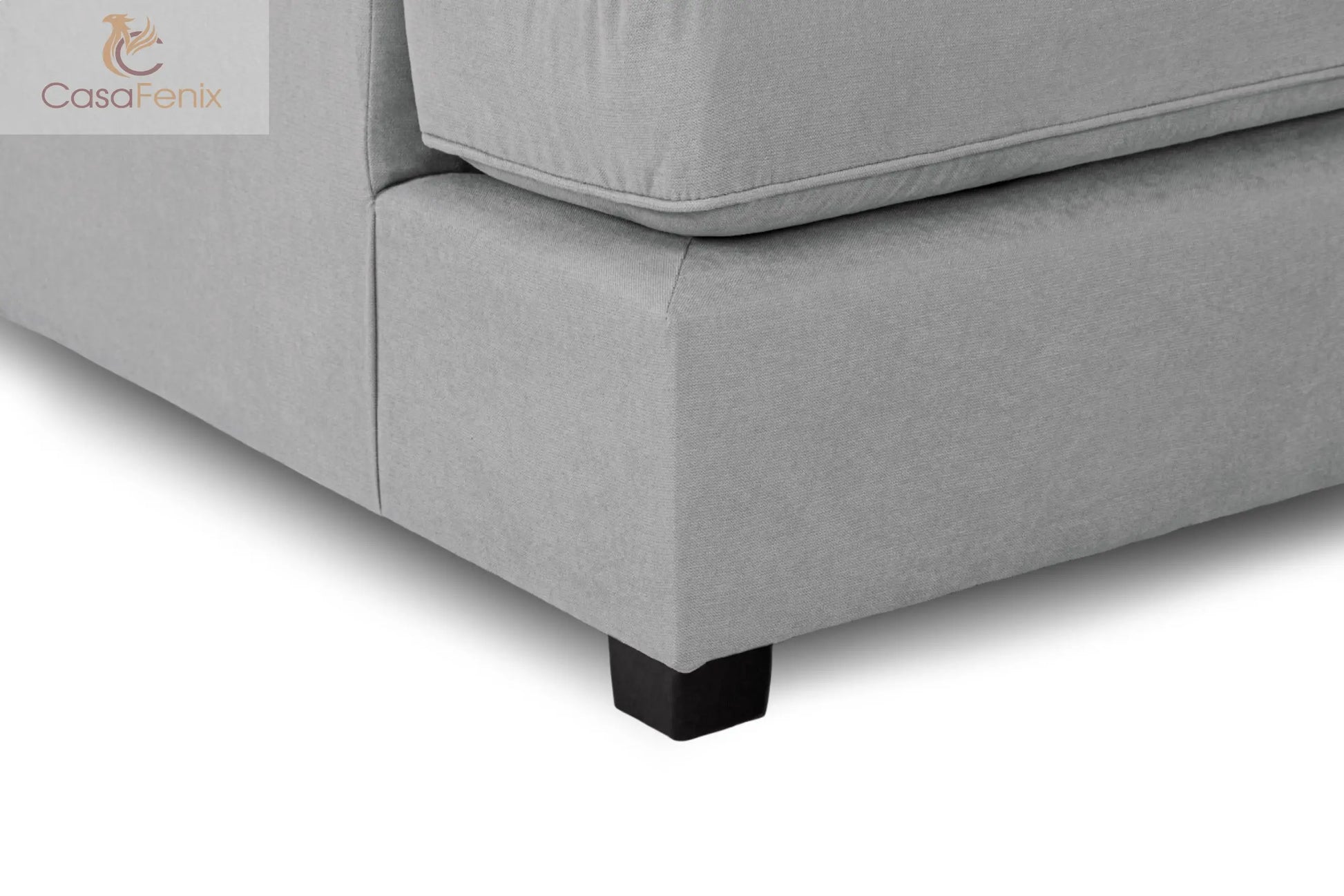 Carnaby U Shaped Corner Sofa in Beige, Black or Grey Fabric. Choice of fabric Sofa CasaFenix