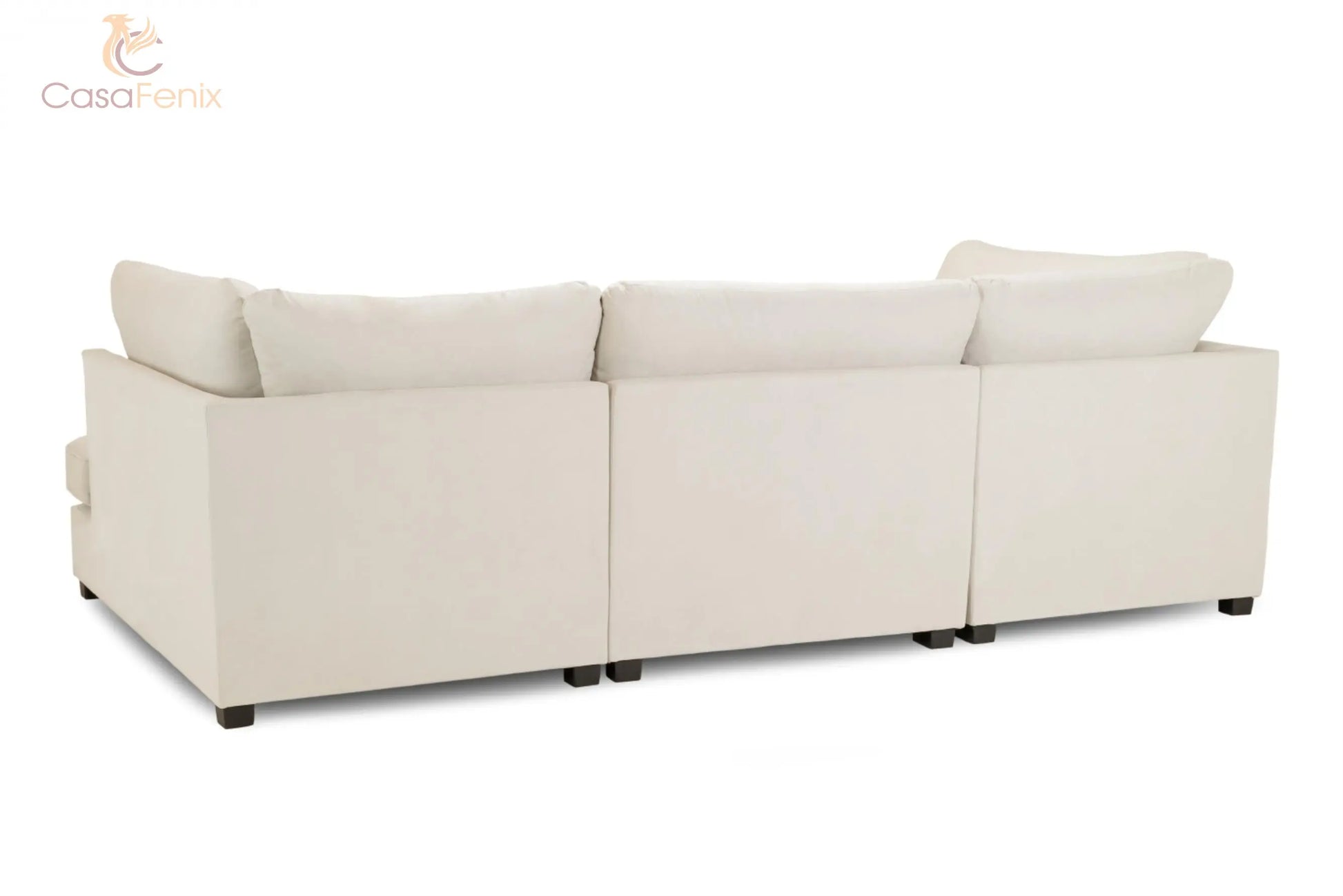 Carnaby U Shaped Corner Sofa in Beige, Black or Grey Fabric. Choice of fabric Sofa CasaFenix