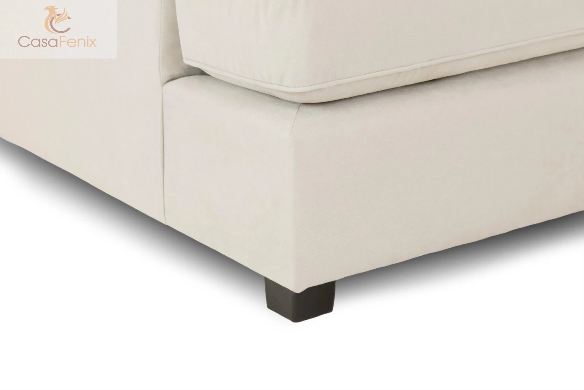 Carnaby U Shaped Corner Sofa in Beige, Black or Grey Fabric. Choice of fabric Sofa CasaFenix