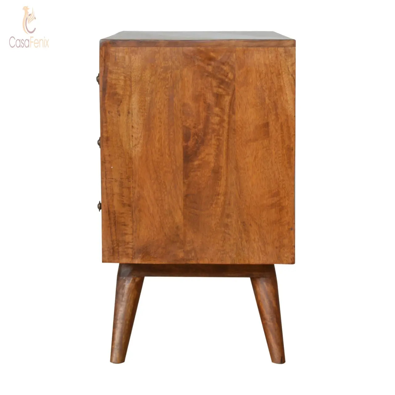 Carved Chestnut Sideboard 100% solid wood in a chestnut finish - CasaFenix