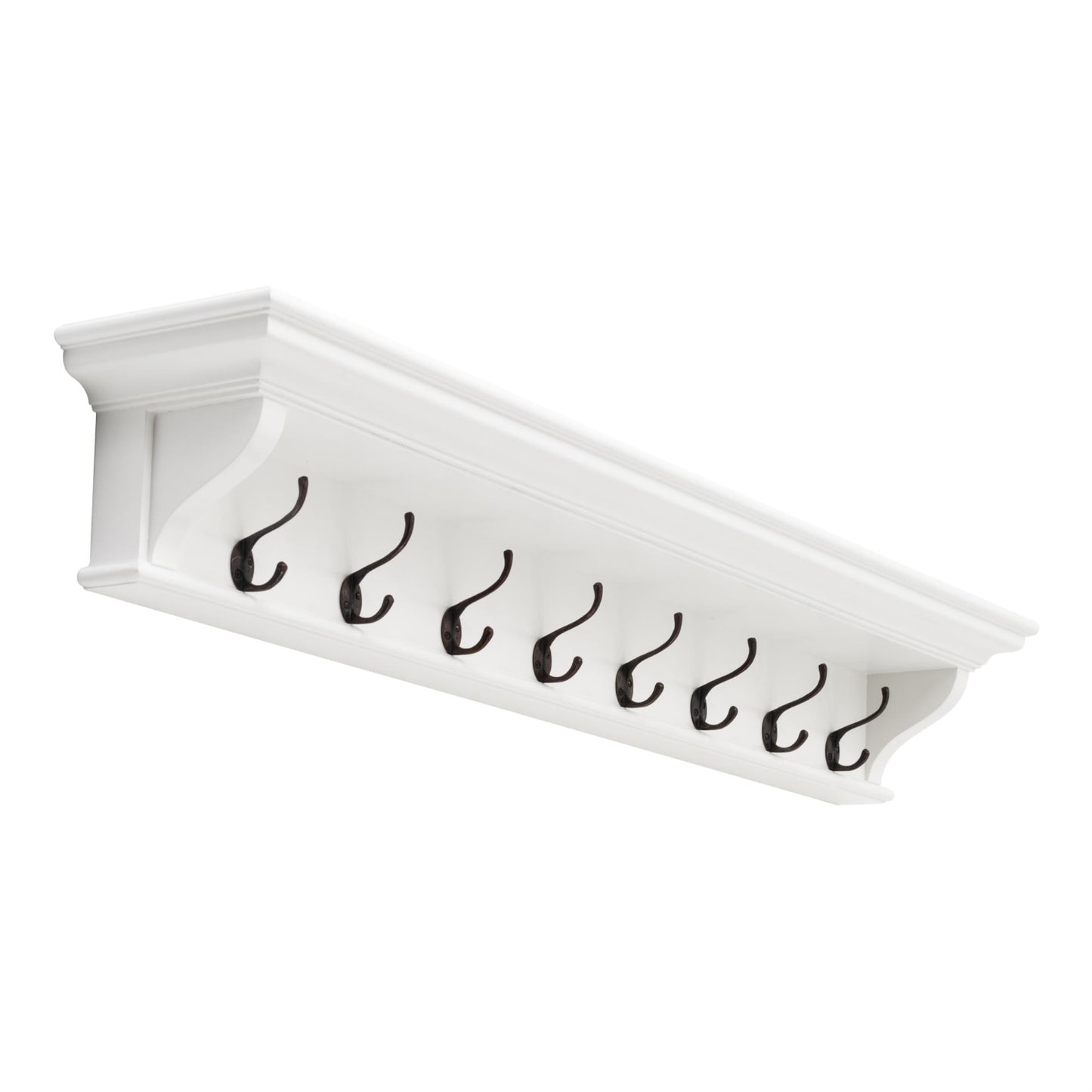 Halifax collection by Nova Solo.  8 Hook Coat Rack 130cm CasaFenix